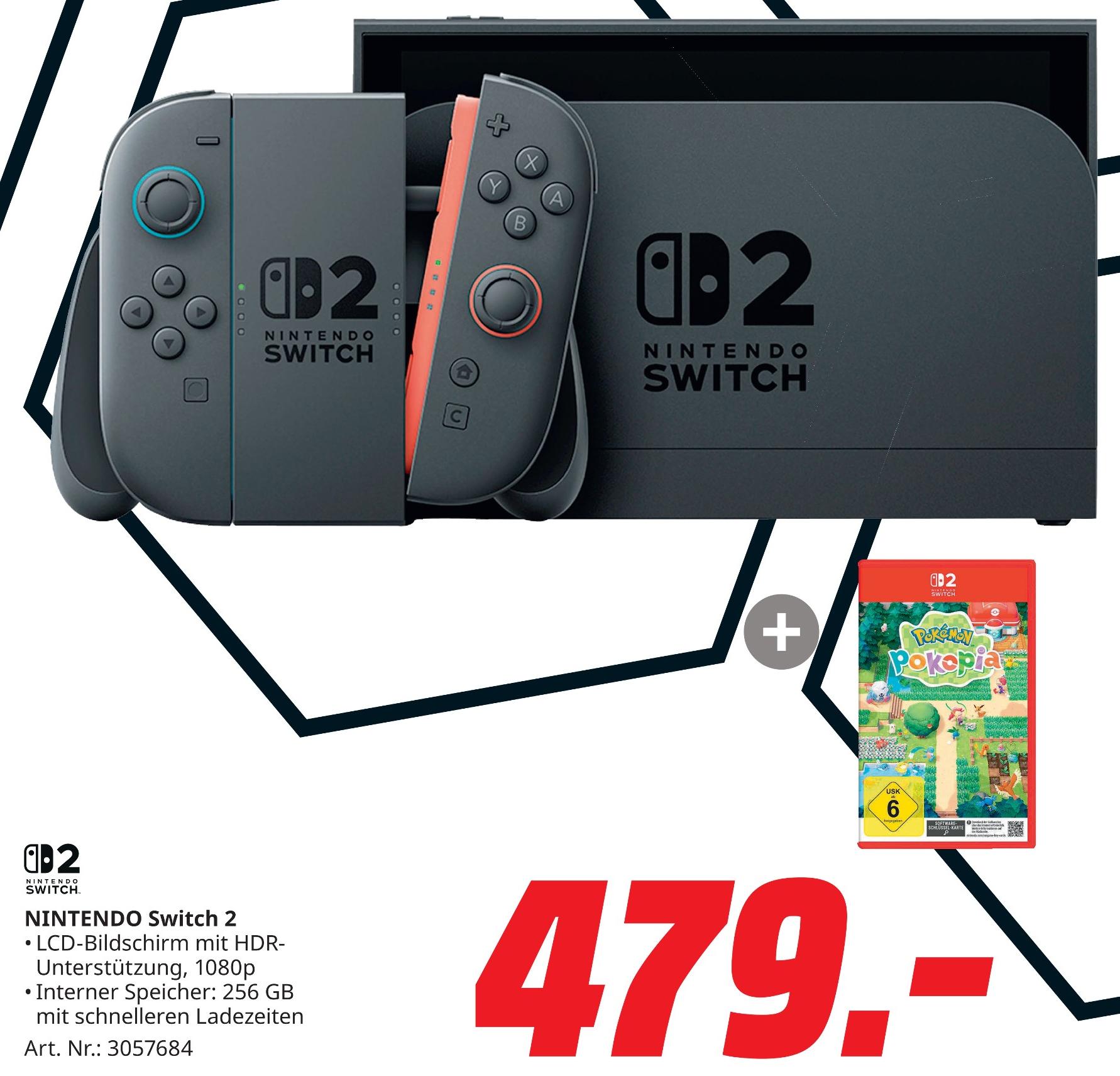Switch 2 von Nintendo im aktuellen MediaMarkt Saturn Prospekt